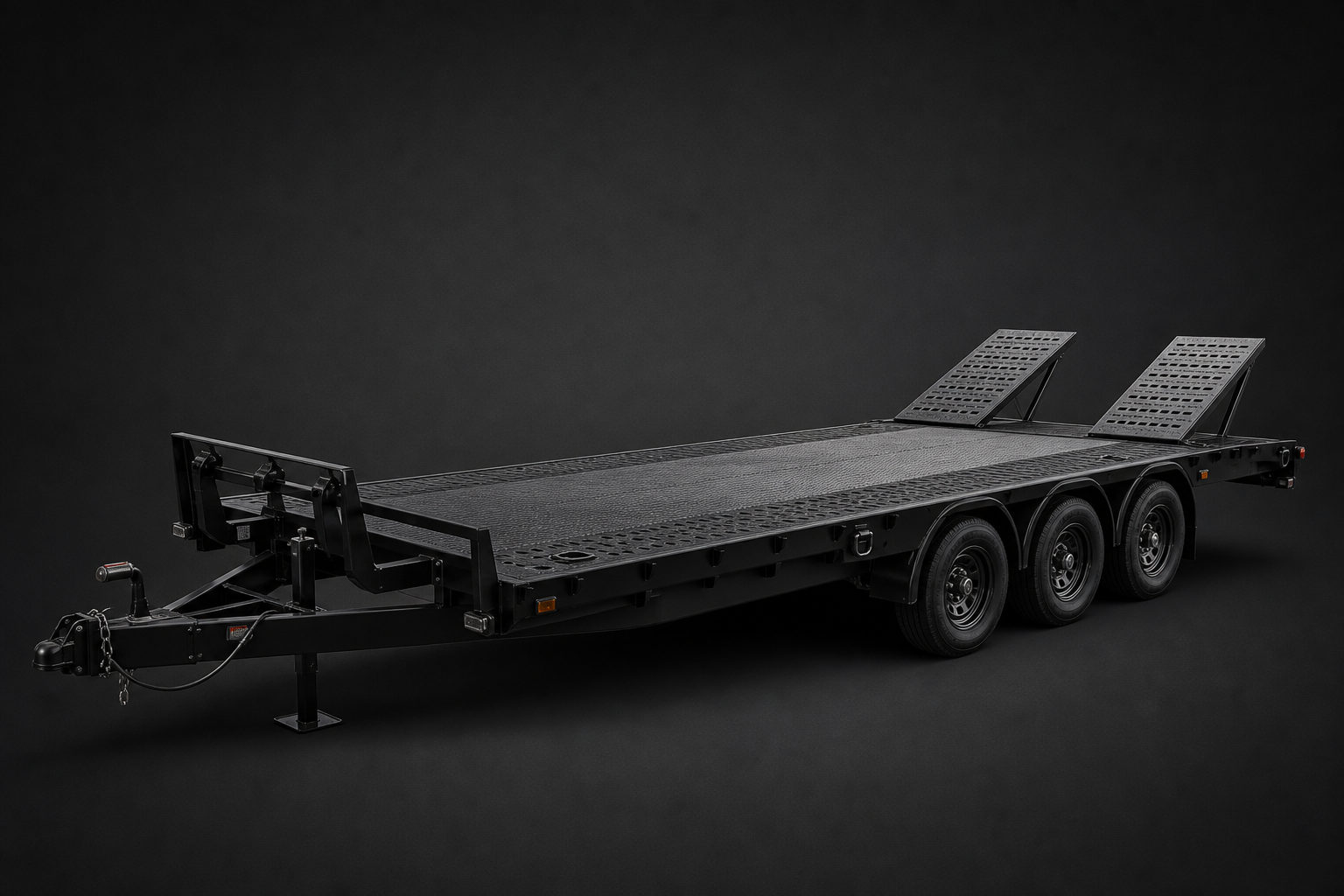 Dreiachsiger Auto Transportanhänger